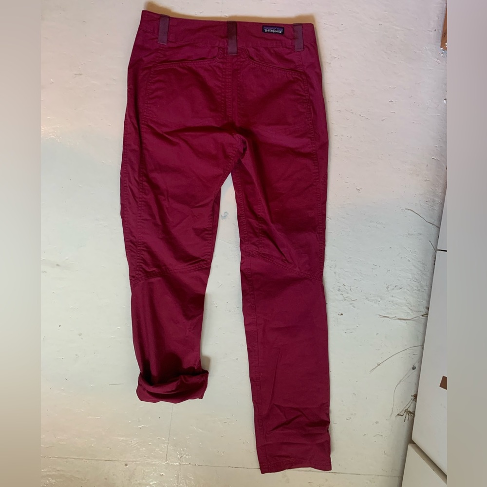 Patagonia dark pink venga rock pants very new condition